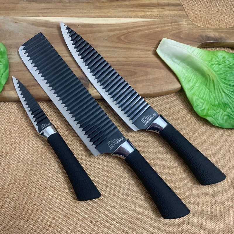 Premium Carbon Steel Professional Knife Set + Free Gift