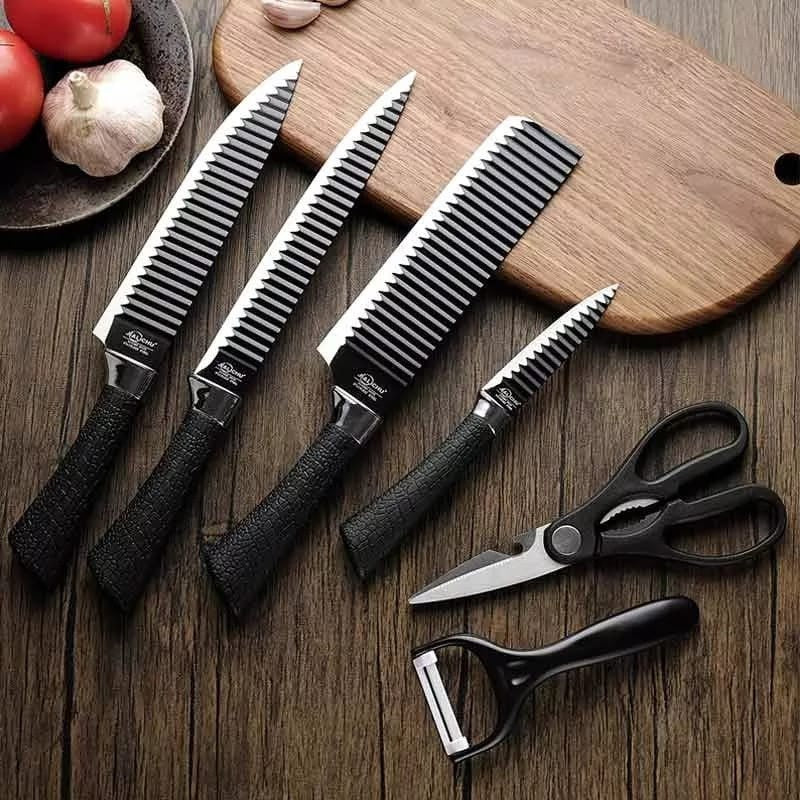 Premium Carbon Steel Professional Knife Set + Free Gift