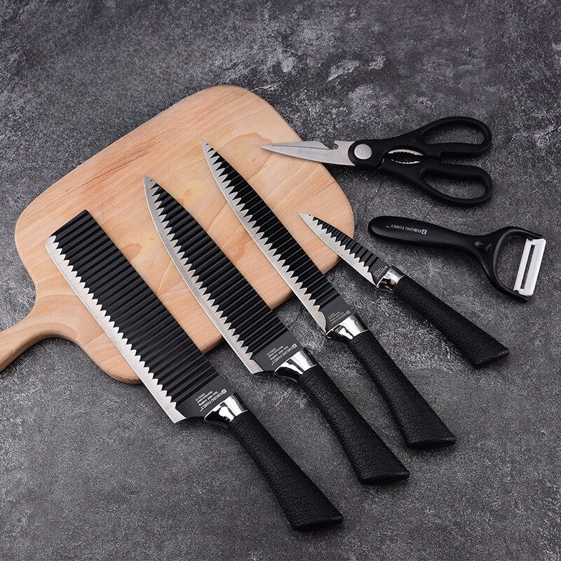 Premium Carbon Steel Professional Knife Set + Free Gift