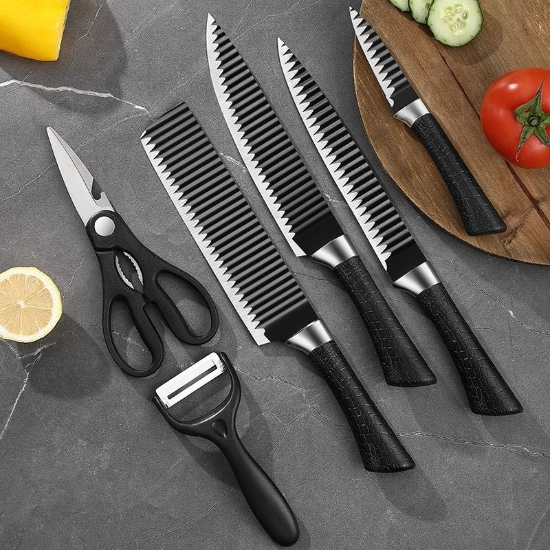 Premium Carbon Steel Professional Knife Set + Free Gift