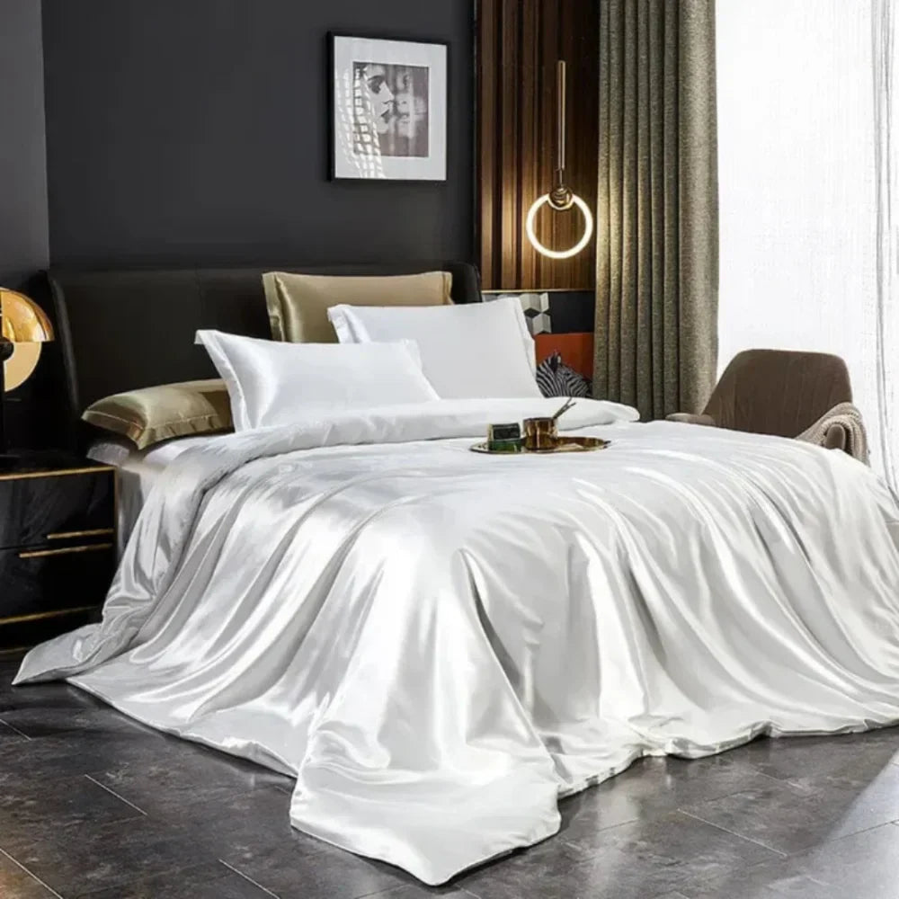 4-Piece Silk Bedding Set