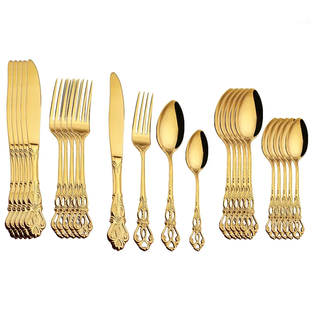 24-Piece European Cutlery Set
