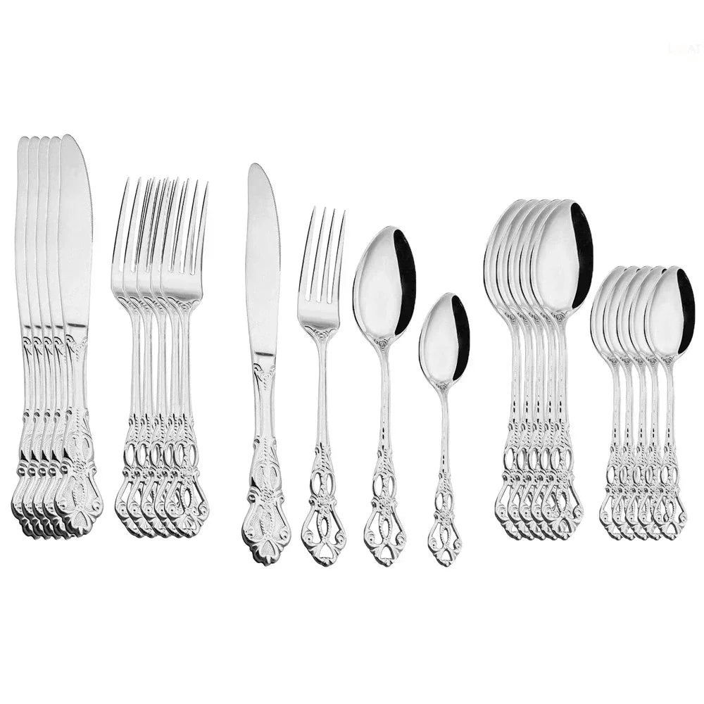 24-Piece European Cutlery Set