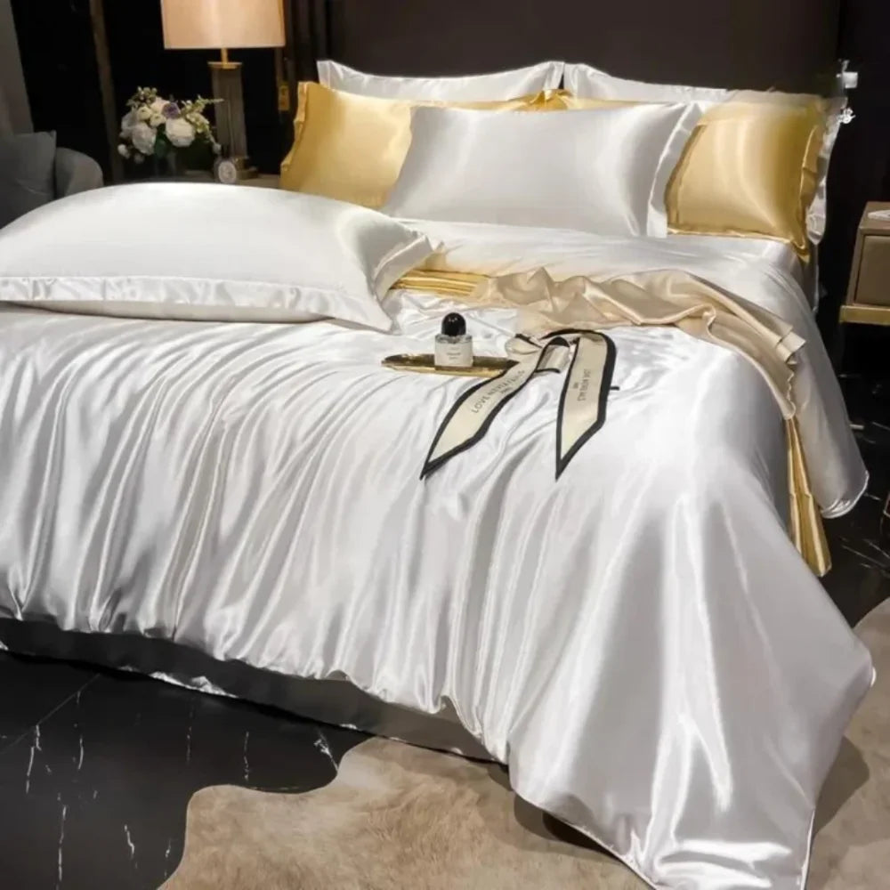 Paris Silk Bedding Set 4 Pieces