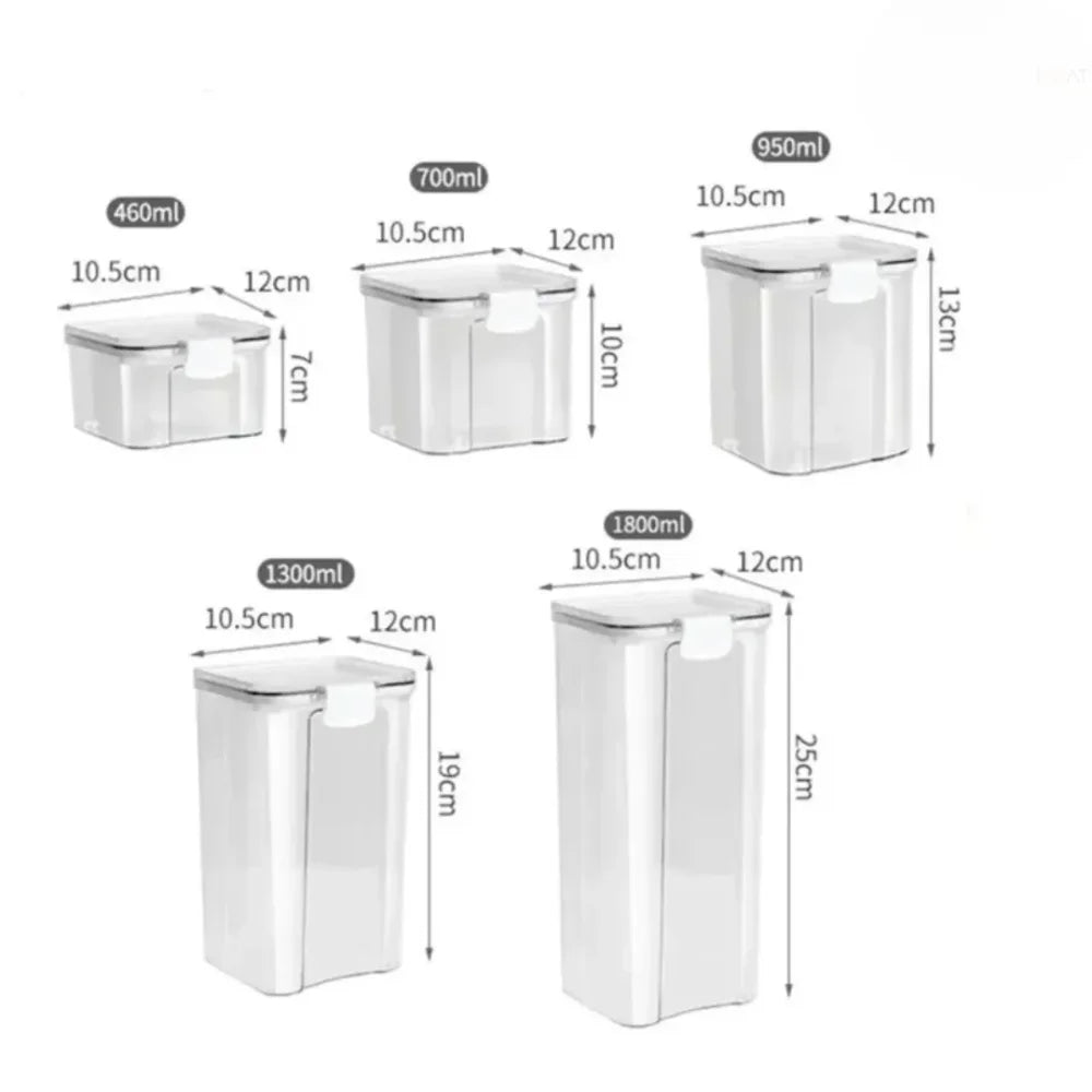 Kit with 3 Food Holders with Lock and Seal