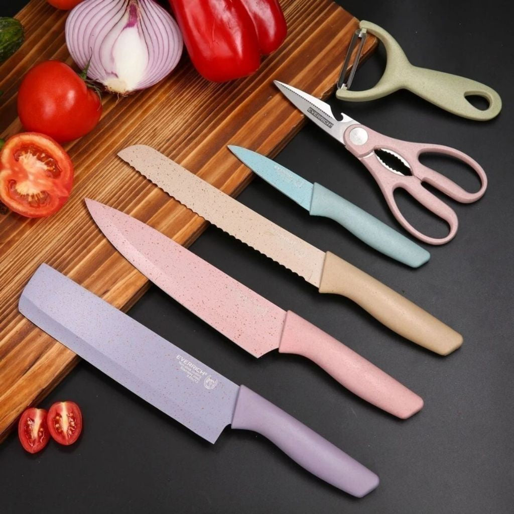 Premium Carbon Steel Professional Knife Set + Free Gift