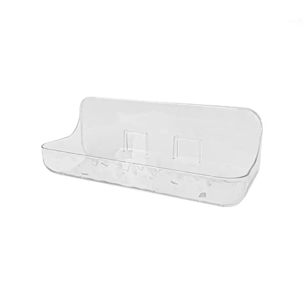 Transparent Bathroom Shelf Without Holes