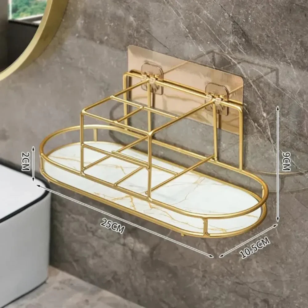 Bathroom Organizer Holder Without Holes