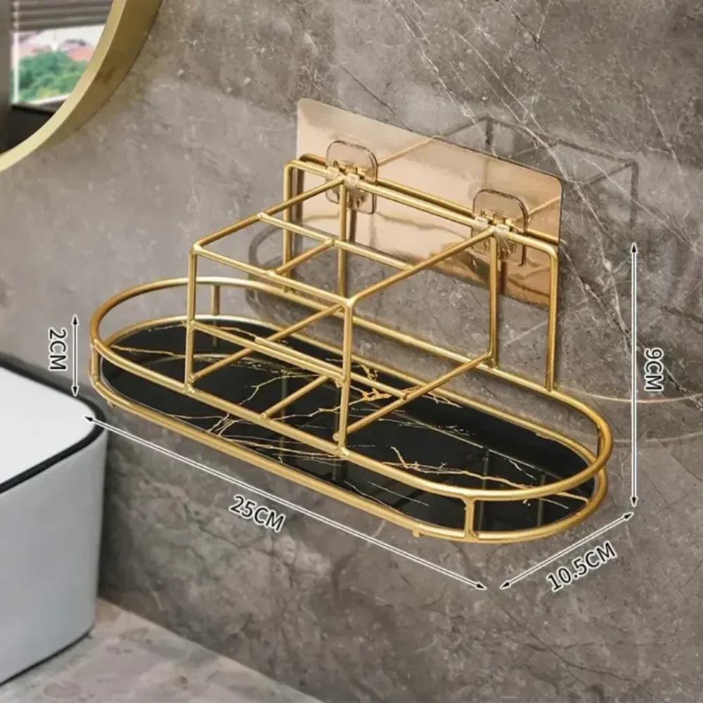 Bathroom Organizer Holder Without Holes