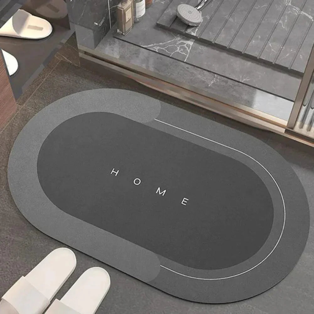 Quick-Drying, Odourless Absorbent Bath Mat