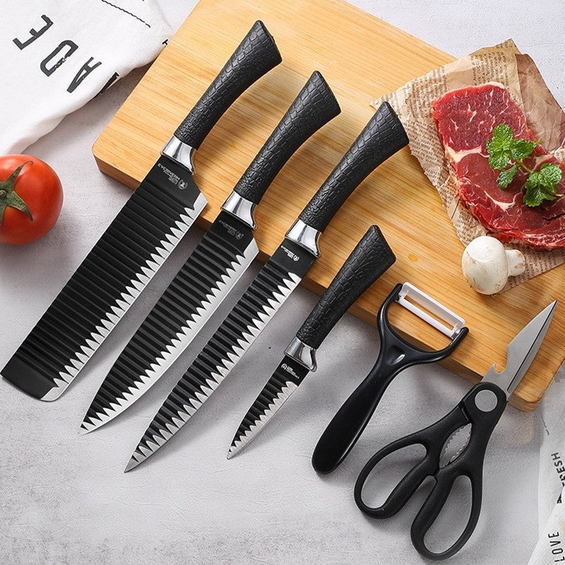 Premium Carbon Steel Professional Knife Set + Free Gift