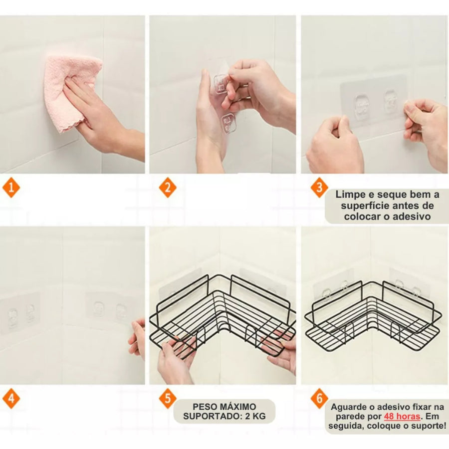 Adevisa Accordion Shelf for Bathrooms