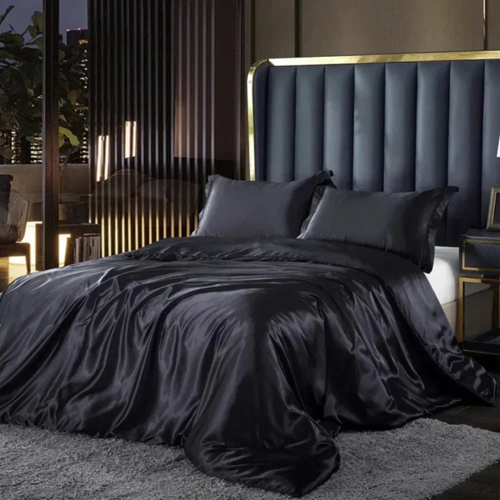 4-Piece Silk Bedding Set
