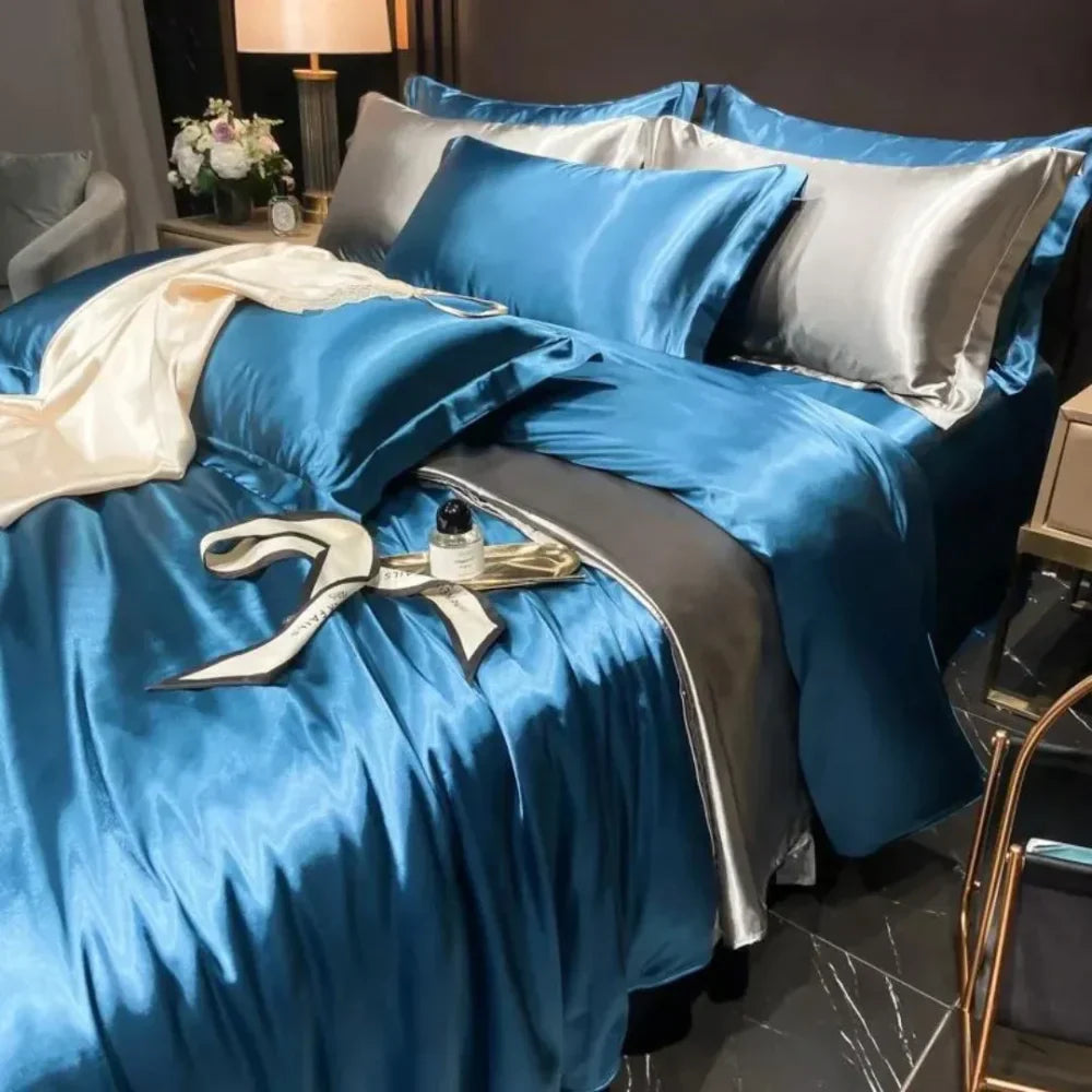 Paris Silk Bedding Set 4 Pieces