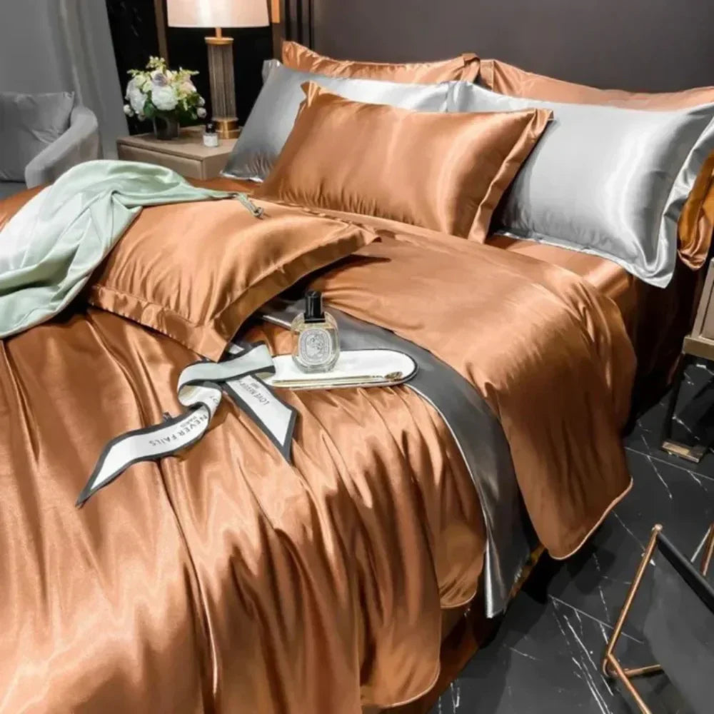 Paris Silk Bedding Set 4 Pieces