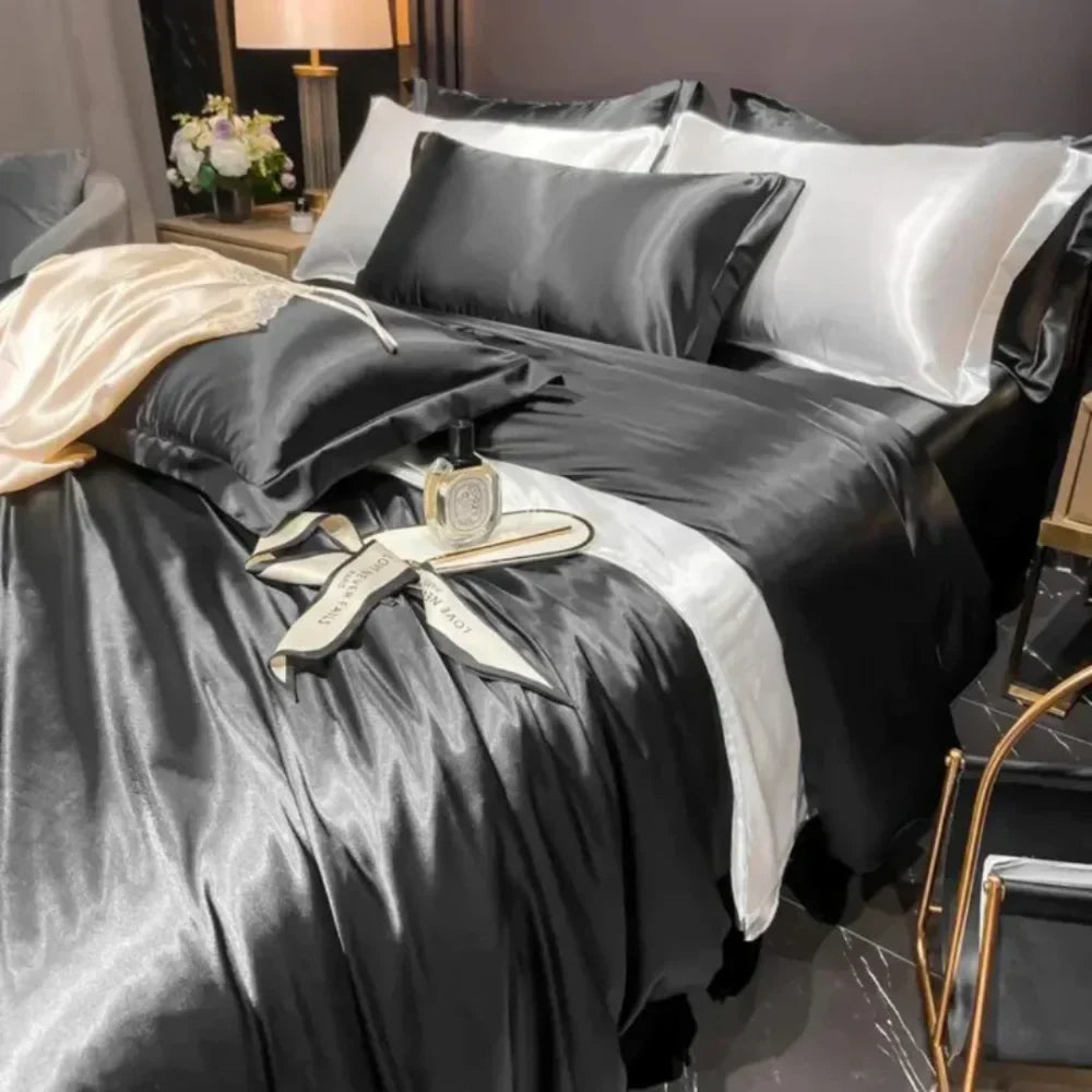 Paris Silk Bedding Set 4 Pieces